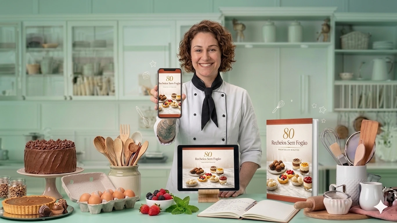 80 Recheios Sem Fogão eBook Mockup